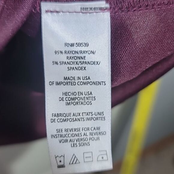 𝅺KUT FROM THE KLOTH Women's Petite‎ Mollee Knit Dress Sheath Purple - Picture 9 of 9